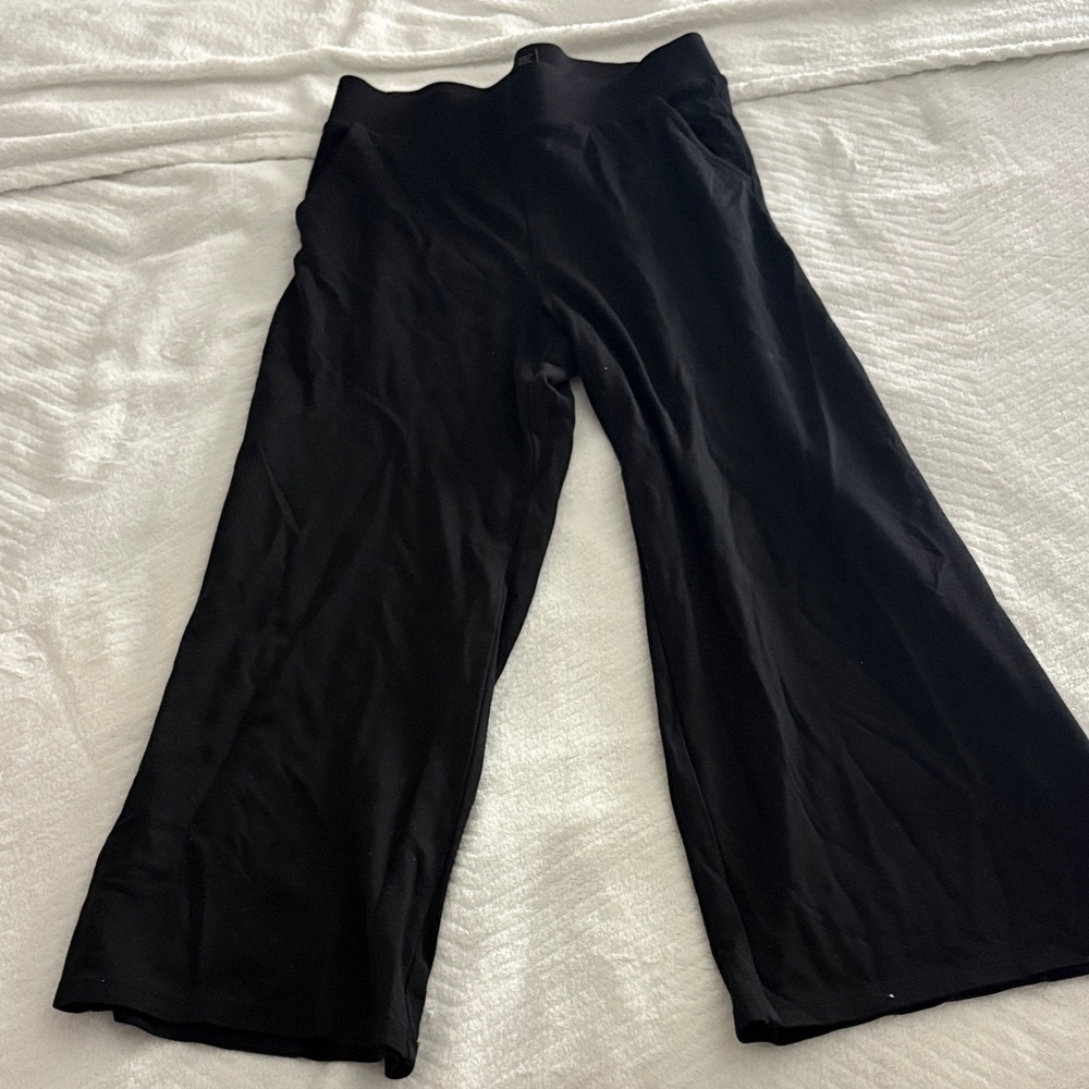 Forever 21 Black Wide-Leg Pants